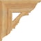 Ekena Millwork Balboa Traditional Rough Sawn Bracket, Western Red Cedar, 6"W x 20"D x 20"H BKT06X20X20BOA01RWR - alternate 3